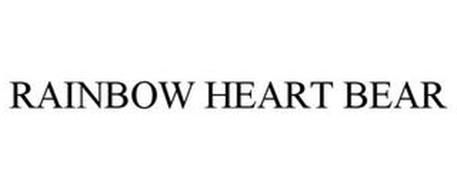 RAINBOW HEART BEAR