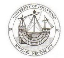 UNIVERSITY OF HOLLYWOOD 1980 NAVIGARE NECESSE EST