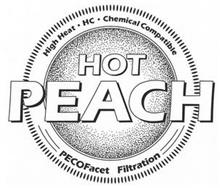 HOT PEACH HIGH HEAT · HC · CHEMICAL COMPATIBLE PECOFACET FILTRATION