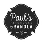 PAUL'S FIREHOUSE GRANOLA ESTD. 2010
