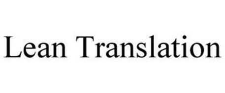 LEAN TRANSLATION