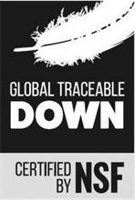 GLOBAL TRACEABLE DOWN CERTIFIED BY NSF