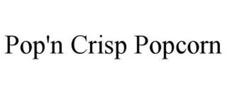 POP'N CRISP POPCORN