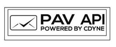 PAV API POWERED BY CDYNE