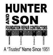 HUNTER AND SON FOUNDATION REPAIR CONTRACTORS A 