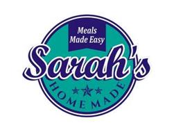 SARAH'S HOMEMADE MEALS MADE EASY