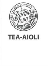 BURMA LOVE NATURAL FOODS COMPANY TEA-AIOLI