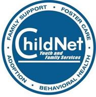 CHILDNET YOUTH AND FAMILY SERVICES FAMILY ·   SUPPORT  ·  FOSTER CARE  · BEHAVIORAL HEALTH ·  ADOPTION