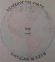 CITIZEN OF THE EARTH WE ARE EARTHLING BY BIRTH