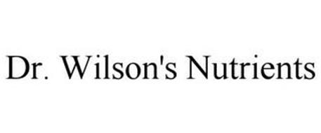 DR. WILSON'S NUTRIENTS