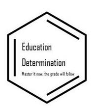 EDUCATION DETERMINATION MASTER IT NOW, THE GRADE WILL FOLLOW