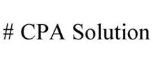 # CPA SOLUTION