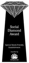 SOCIAL DIAMOND AWARD SPECIAL NEEDS FRIENDLY ESTABLISHMENT AWARDED BY VALLEYSOCIALS
