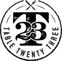 T23 TABLE TWENTY THREE