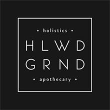 · HOLISTICS · HLWD GRND · APOTHECARY ·