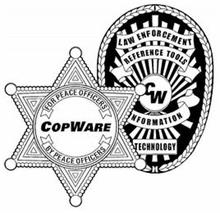 COPWARE FOR PEACE OFFICERS BY PEACE OFFICERS CW LAW ENFORCEMENT REFERENCE TOOLS INFORMATION TECHNOLOGY