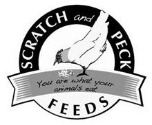 SCRATCH AND PECK FEEDS YOU ARE WHAT YOUR ANIMALS EAT