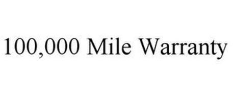 100,000 MILE WARRANTY