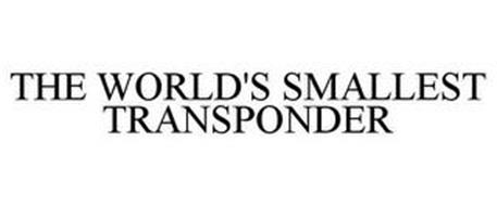 THE WORLD'S SMALLEST TRANSPONDER