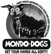 MONDO-DOGS GET YOUR HANDS ALL DIRTY! DIRTY MOUTH WATERING CHILI-DOGS AND CRAZY CONCOCTIONS