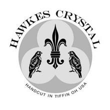 HAWKES CRYSTAL HANDCUT IN TIFFIN OH USA