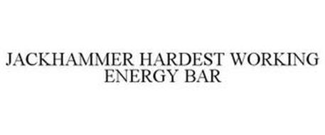 JACKHAMMER HARDEST WORKING ENERGY BAR