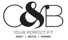 C&B YOUR PERFECT FIT MISSY PETITE WOMEN