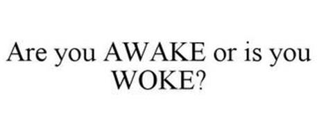 ARE YOU AWAKE OR IS YOU WOKE?