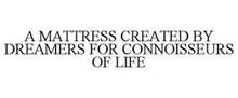 A MATTRESS CREATED BY DREAMERS FOR CONNOISSEURS OF LIFE