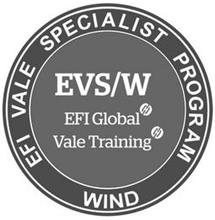 EFI VALE SPECIALIST PROGRAM WIND EVS/W EFI GLOBAL VALE TRAINING