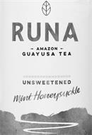 RUNA AMAZON GUAYUSA TEA UNSWEETENED MINT HONEYSUCKLE