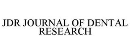 JDR JOURNAL OF DENTAL RESEARCH