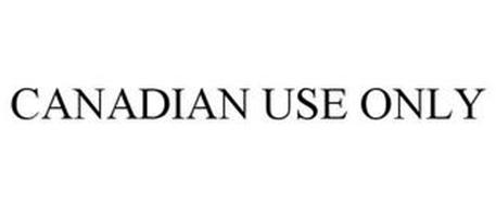CANADIAN USE ONLY