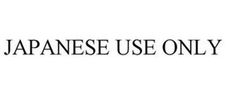 JAPANESE USE ONLY