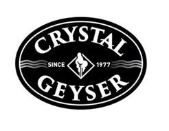 CRYSTAL GEYSER SINCE 1977