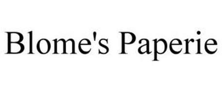 BLOME'S PAPERIE