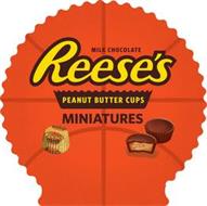 REESE'S MILK CHOCOLATE MINIATURES PEANUT BUTTER CUPS PEANUT BUTTER CUP