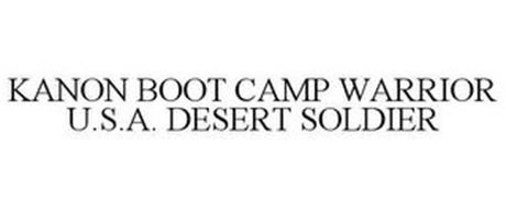 KANON BOOT CAMP WARRIOR U.S.A. DESERT SOLDIER