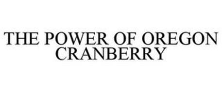 THE POWER OF OREGON CRANBERRY