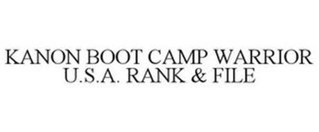 KANON BOOT CAMP WARRIOR U.S.A. RANK & FILE