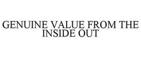 GENUINE VALUE FROM THE INSIDE OUT