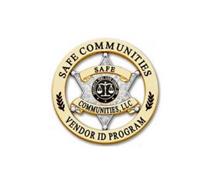 SECURITY YOU CAN COUNT ON SAFE COMMUNITIES, LLC SAFE COMMUNITIES VENDOR ID PROGRAM