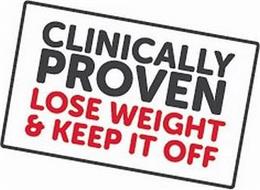 CLINICALLY PROVEN LOSE WEIGHT & KEEP ITOFF