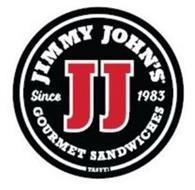 JIMMY JOHN'S JJ SINCE 1983 GOURMET SANDWICHES TASTY!