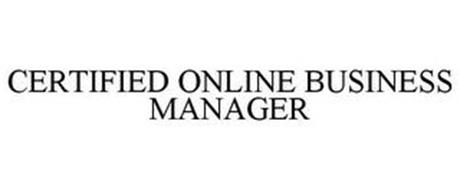 CERTIFIED ONLINE BUSINESS MANAGER