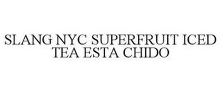 SLANG NYC SUPERFRUIT ICED TEA ESTA CHIDO