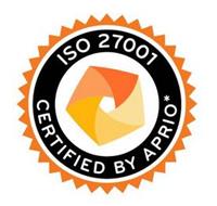 ISO 27001 CERTIFIED BY APRIO*