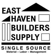 EAST HAVEN BUILDERS SUPPLY SINGLE SOURCE MATERIAL - LABOR - MANAGEMENT