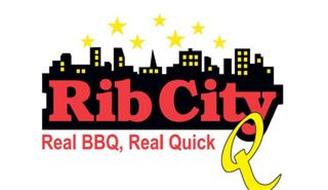 RIB CITY Q REAL BBQ, REAL QUICK