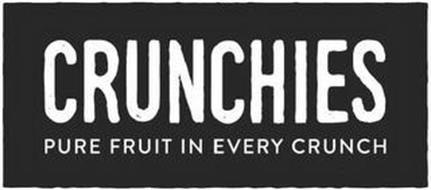 CRUNCHIES PURE FRUIT IN EVERY CRUNCH